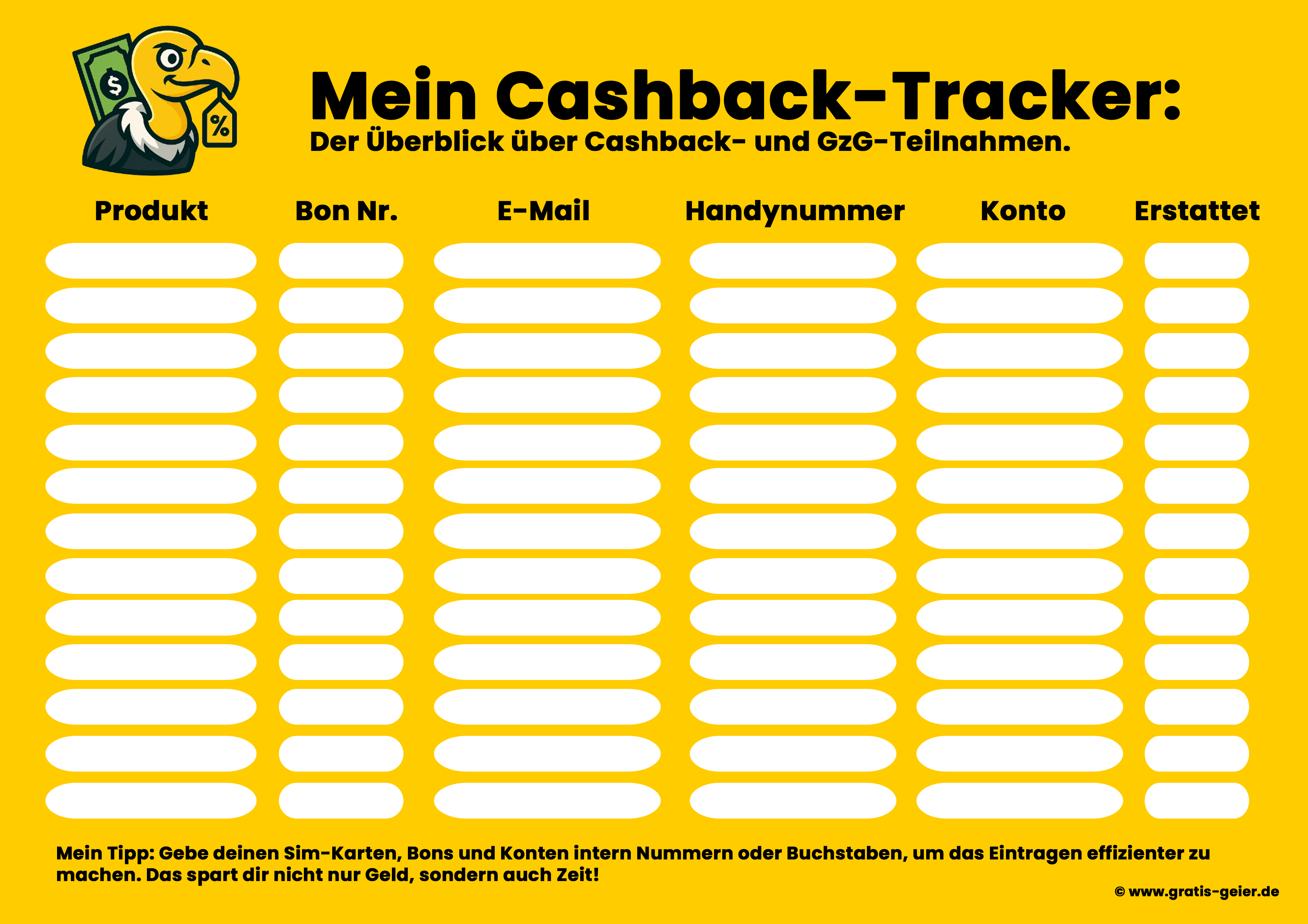 Cashback Tracker